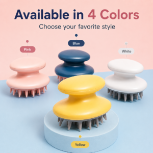 Portable Pet Bath Massage Brush - Soft massage bristles CW-058 相册3