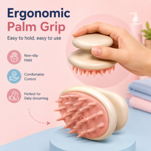 Portable Pet Bath Massage Brush - Soft massage bristles CW-058 相册4
