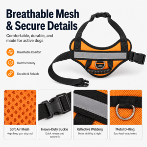 Breathable Vest Dog Harness for Dogs CW-059 相册2