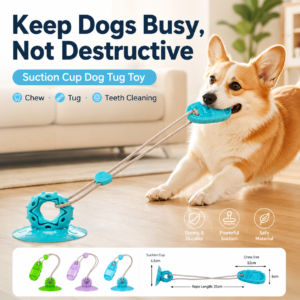 Suction Cup Tug Dog Toy for Dogs CW-061