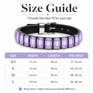 Rhinestone PU Pet Collar - Decorative rhinestone style CW-064 相册4