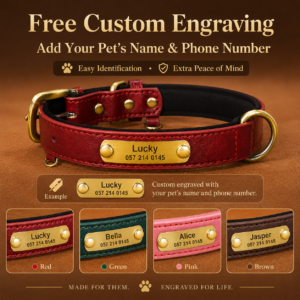 Engraved Nameplate Dog Collar for Dogs CW-067 相册1
