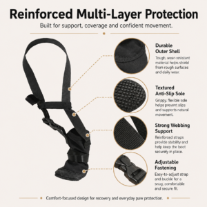Dog Paw Recovery Protection Boots for Dogs CW-071 相册4