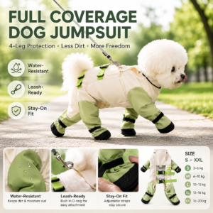 Four-Piece Dog Boot Set for Dogs CW-074