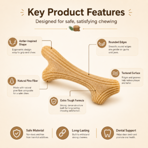 Antler Chew Dog Toy for Dogs CW-081 相册3