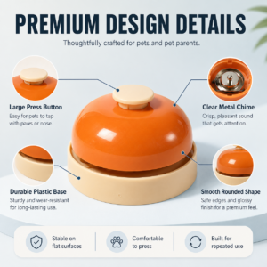 Pet Training Service Bell - Sound bell for training CW-083 相册3