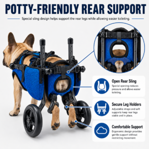 Dog Rehabilitation Wheelchair for Dogs CW-086 相册3