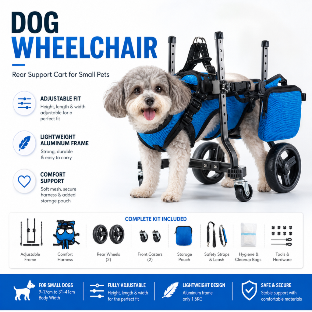 Four-Wheel Dog Mobility Cart for Dogs CW-087