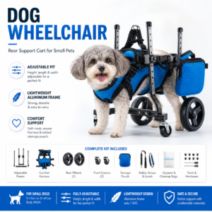 Four-Wheel Dog Mobility Cart for Dogs CW-087