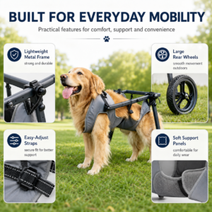 Adjustable Pet Wheelchair - Adjustable injured-pet support CW-088 相册5