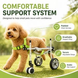 Dog Rear-Leg Rehabilitation Wheelchair for Dogs CW-089 相册1