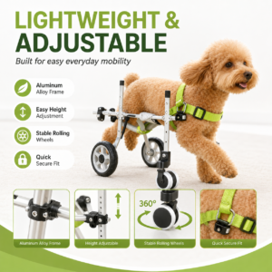 Dog Rear-Leg Rehabilitation Wheelchair for Dogs CW-089 相册2