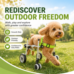 Dog Rear-Leg Rehabilitation Wheelchair for Dogs CW-089 相册3