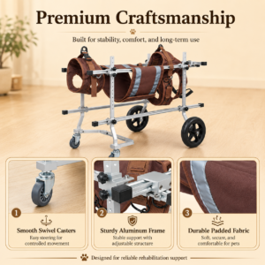 Four-Leg Dog Support Wheelchair for Dogs CW-092 相册3