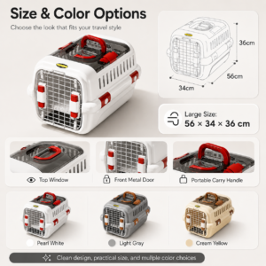 Portable Pet Airline Carrier - Hard-shell travel carrier CW-106 相册5