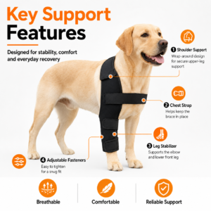 Dog Knee and Leg Protective Brace for Dogs CW-112 相册1