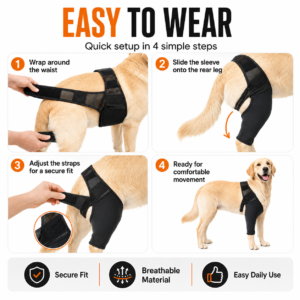 Dog Leg Injury Support Sleeve for Dogs CW-113 相册4