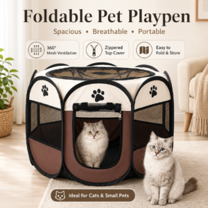 Foldable Octagon Pet Playpen - Foldable playpen structure CW-114