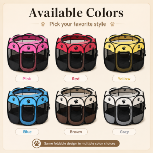 Foldable Octagon Pet Playpen - Foldable playpen structure CW-114 相册4