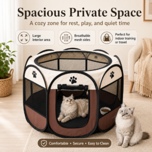 Foldable Octagon Pet Playpen - Foldable playpen structure CW-114 相册5