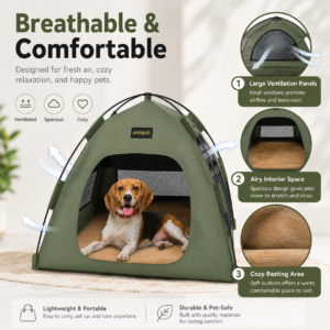 Portable Foldable Pet Tent - Easy storage design CW-119 相册3