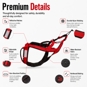 Outdoor Dog Sled Pulling Harness for Dogs CW-121 相册2