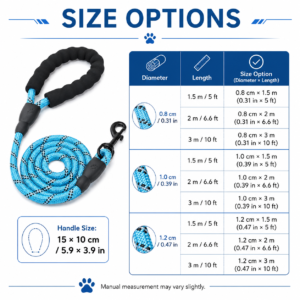 Reflective Nylon Rope Dog Leash for Dogs CW-125 相册3