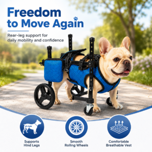 Small Dog Four-Wheel Recovery Cart for Dogs CW-128
