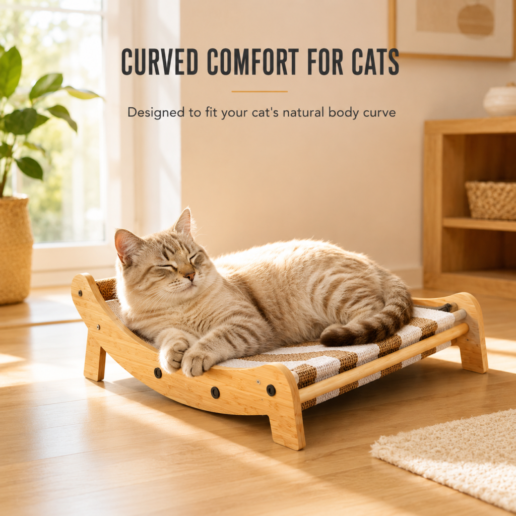 Cat Scratcher Lounge Bed for Cats CW-132