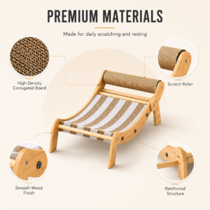 Cat Scratcher Lounge Bed for Cats CW-132 相册3