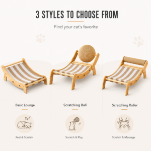 Cat Scratcher Lounge Bed for Cats CW-132 相册5