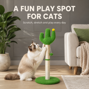 Cactus Sisal Cat Scratching Post for Cats CW-133