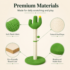 Cactus Sisal Cat Scratching Post for Cats CW-133 相册2