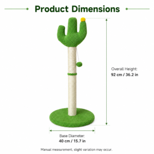 Cactus Sisal Cat Scratching Post for Cats CW-133 相册4