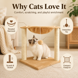 Cat Hammock Scratcher Bed for Cats CW-135