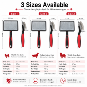 Double-Sided Pet Grooming Comb - Helps remove loose hair CW-137 相册4