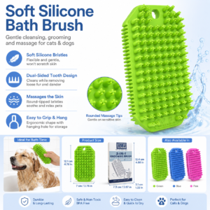 Pet Bath Massage Brush - Dry and wet use CW-138 相册1