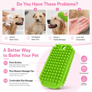 Pet Bath Massage Brush - Dry and wet use CW-138 相册3