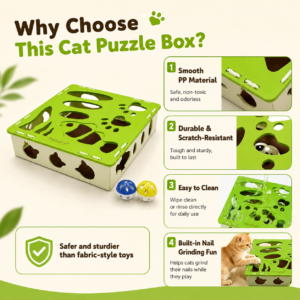 Cat Maze Treat Puzzle Toy for Cats CW-139 相册3
