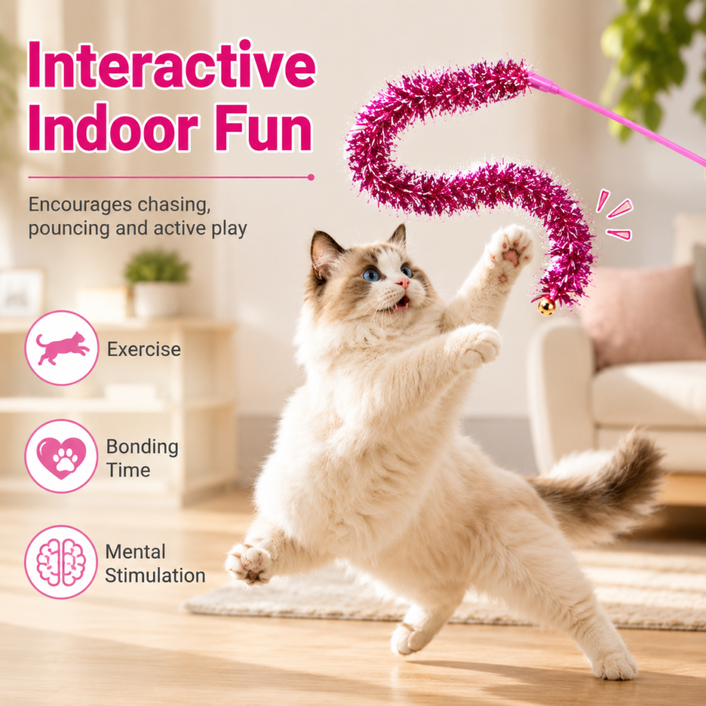 Colorful Cat Teaser Wand for Cats CW-143