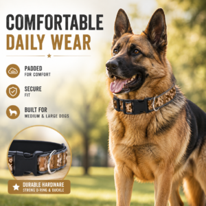 Adjustable Tactical Dog Collar for Dogs CW-145