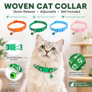 Pet Bell Necklace Collar - Soft neck-friendly design CW-147 相册1