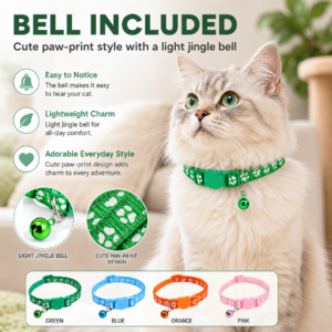 Pet Bell Necklace Collar - Soft neck-friendly design CW-147 相册2