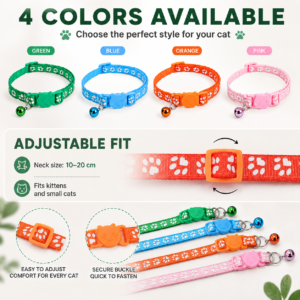 Pet Bell Necklace Collar - Soft neck-friendly design CW-147 相册3