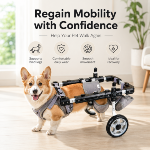 Small Dog and Cat Mobility Wheelchair for Cats And Dogs CW-150