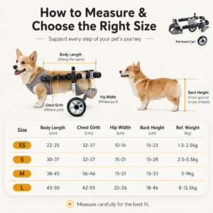 Small Dog and Cat Mobility Wheelchair for Cats And Dogs CW-150 相册5