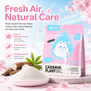 Cassava Cat Litter for Cats CW-151