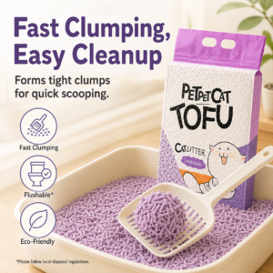 Natural Tofu Cat Litter for Cats CW-152