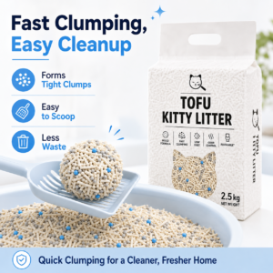 Flushable Tofu Mixed Cat Litter for Cats CW-154