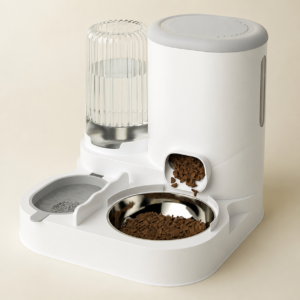2-in-1 Automatic Pet Food and Water Bowl for Cats and Small Dogs CW-156 相册2